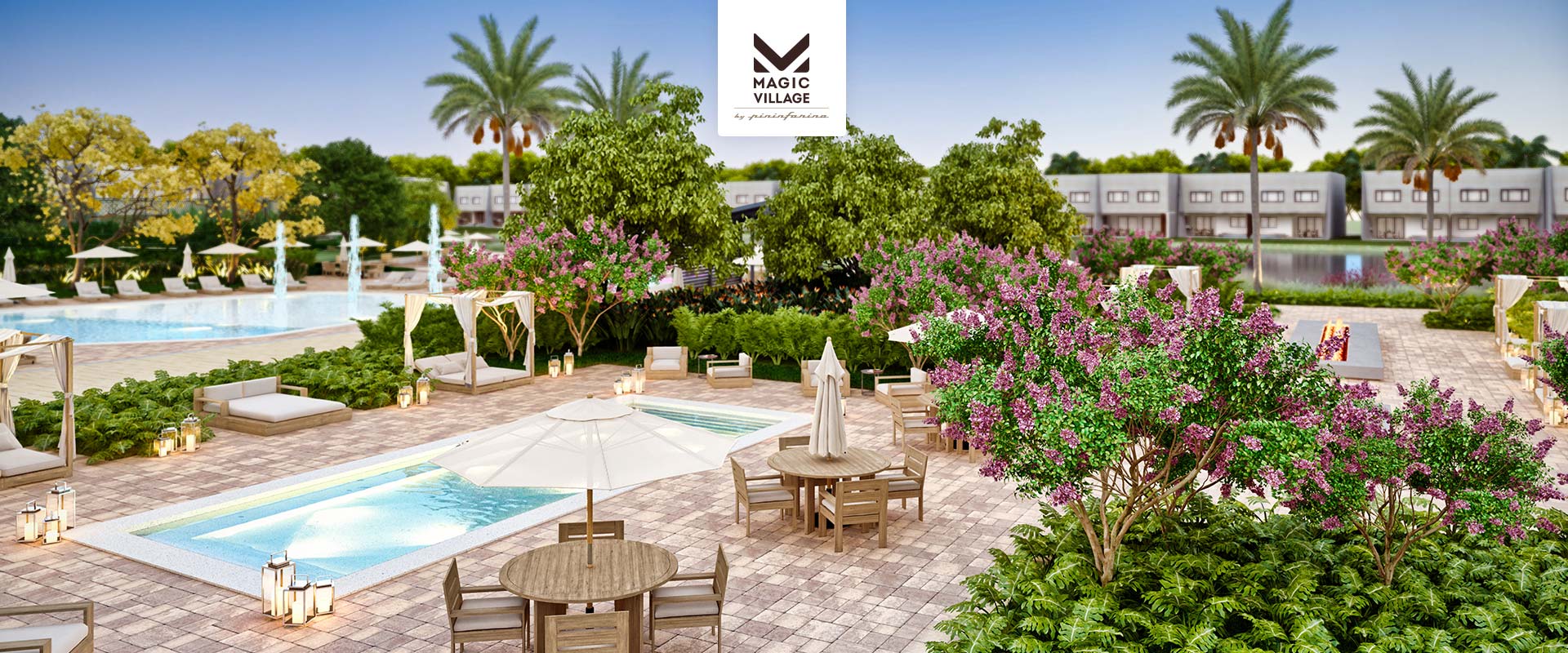 Fachada Magic Village by Pininfarina
